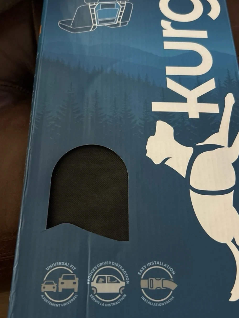 Kurgo Backseat Barrier - Teal Blue